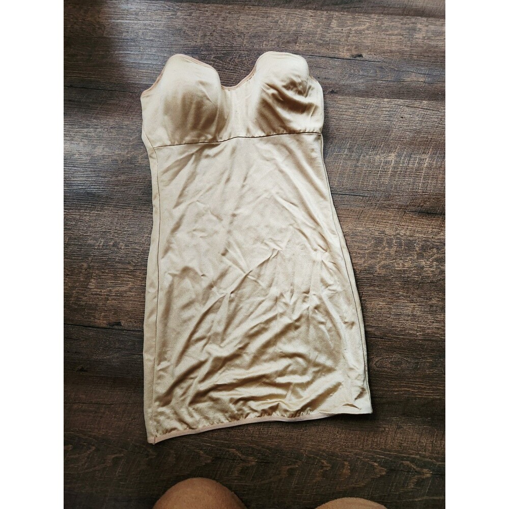 Enchanted 36C gold shapewear slip